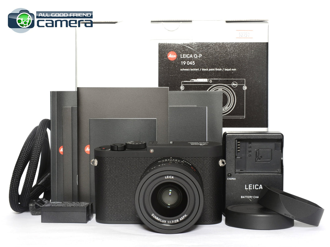 Leica Q-P Digital Camera Stealth Matte Black 19045 *MINT- in Box*