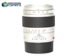 Leica Summarit-M 75mm F/2.4 E46 Lens Silver 11683 *MINT in Box*