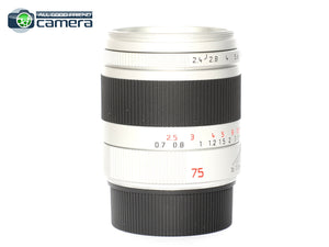 Leica Summarit-M 75mm F/2.4 E46 Lens Silver 11683 *MINT in Box*