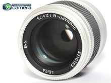 Load image into Gallery viewer, Leica Summarit-M 75mm F/2.4 E46 Lens Silver 11683 *MINT in Box*