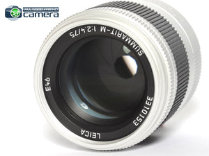 Leica Summarit-M 75mm F/2.4 E46 Lens Silver 11683 *MINT in Box*