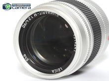 Load image into Gallery viewer, Leica Summarit-M 90mm F/2.4 E46 Lens Silver 11685 *MINT in Box*