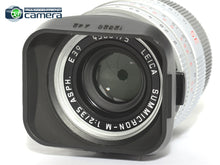 Load image into Gallery viewer, Leica Summicron-M 35mm F/2 ASPH. E39 Lens 6Bit Silver 11882 *MINT in Box*