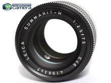 Load image into Gallery viewer, Leica Summarit-M 75mm F/2.5 E46 Lens Black 11645 *MINT in Box*