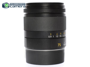 Leica Summarit-M 75mm F/2.5 E46 Lens Black 11645 *MINT- in Box*