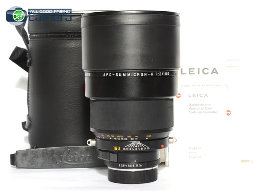 Leica APO-Summicron-R 180mm F/2 E100 ROM Lens 11354 *MINT in Box*