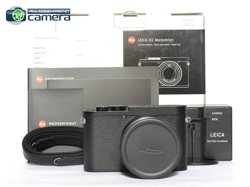 Leica Q2 Monochrom 47.3MP Digital Camera Matte Black 19055 *MINT- in Box*