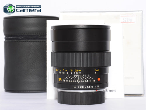 Leica Summillux-R 35mm F/1.4 E67 ROM Lens 11337 *MINT- in Box*