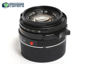 Leica Summicron-M 35mm F/2 Lens *Bokeh King* Ver.4 Canada *EX*