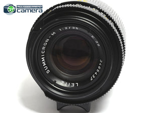 Leica Summicron-M 35mm F/2 Lens *Bokeh King* Ver.4 Canada *EX*