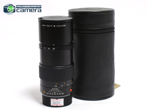 Leica APO-Telyt-M 135mm F/3.4 Lens non-6Bit Black 11889 *MINT*