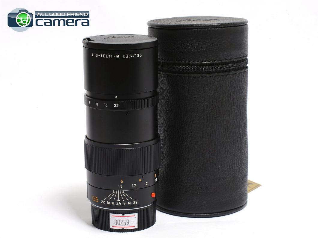 Leica APO-Telyt-M 135mm F/3.4 Lens non-6Bit Black 11889 *MINT*