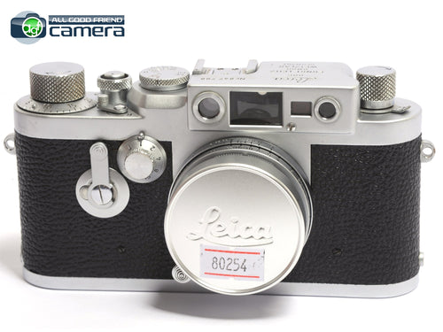 Leica IIIG Rangefinder Camera + Elmar 50mm F/2.8 Lens LTM/L39 Mount *EX+*