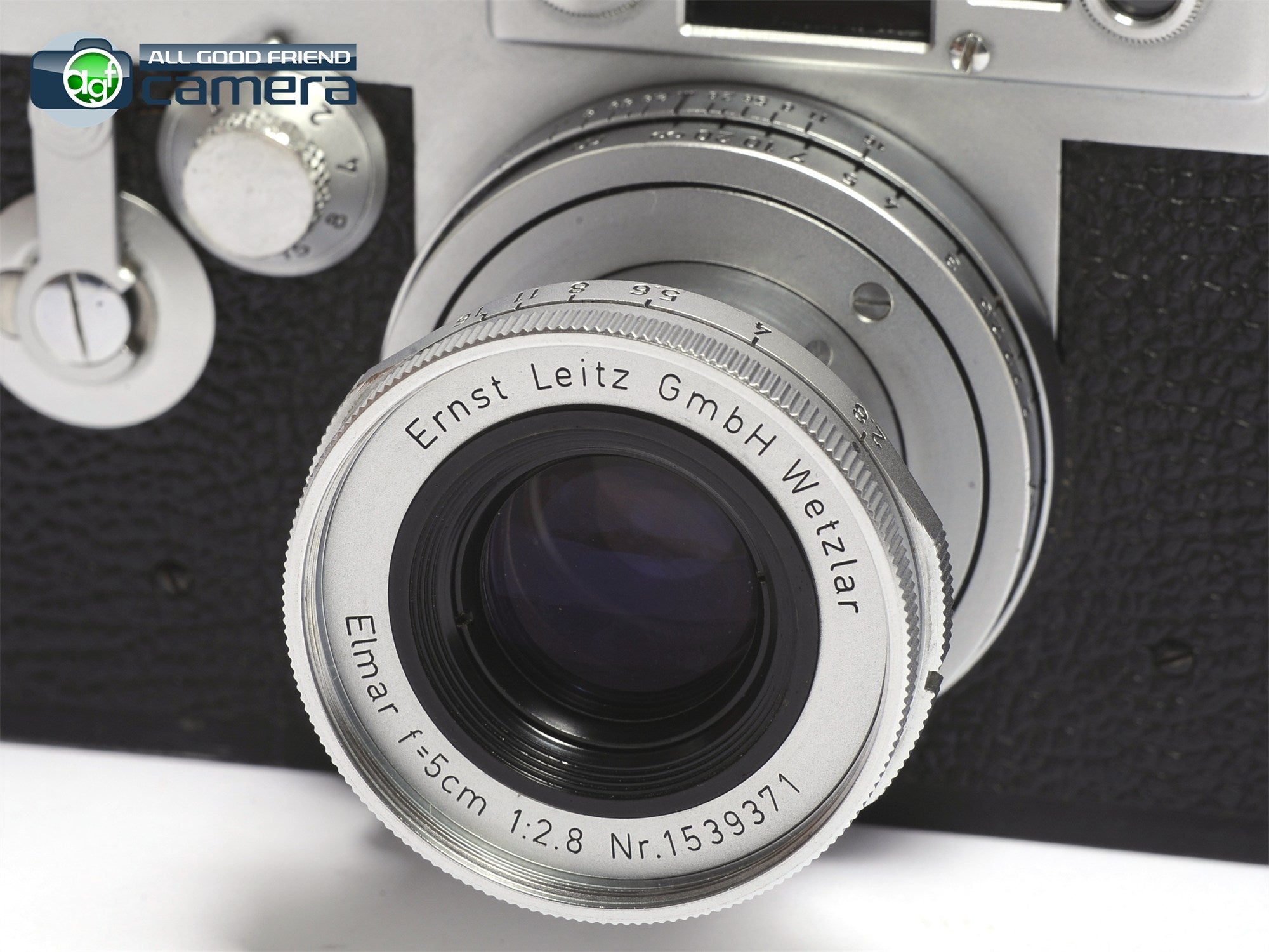Leica IIIG with Elmar 2.8/5cm - De Wit Cameras Leica IIIG with Elmar 2.8/5cm - De Wit Cameras