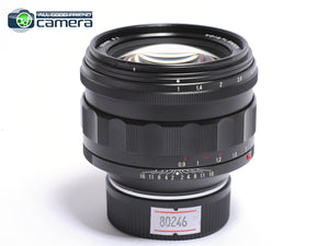 Voigtlander Nokton 50mm F/1.0 VM Lens Leica M-Mount *MINT in Box*
