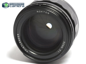 Voigtlander Nokton 50mm F/1.0 VM Lens Leica M-Mount *MINT in Box*