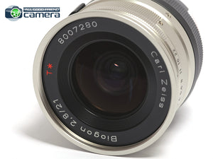 Contax G Biogon 21mm F/2.8 T* Lens G1 G2 *MINT in Box*
