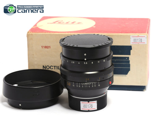 Leica Noctilux-M 50mm F/1.0 E60 Lens Ver.2 Canada *Boxed*