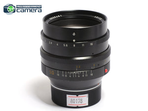 Leica Noctilux-M 50mm F/1.0 E60 Lens Ver.2 Canada *Boxed*