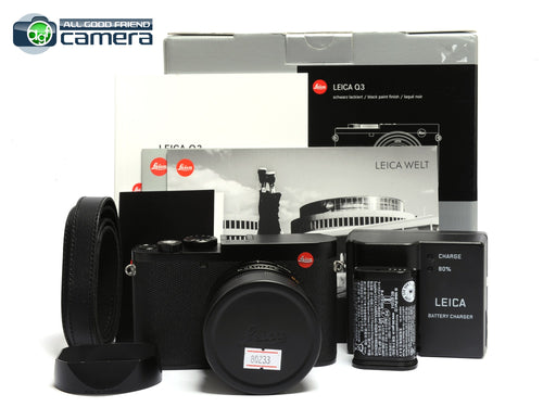 Leica Q3 28 Digital Camera Black 19080 w/Summilux 28mm F/1.7 Lens *EX+ in Box*