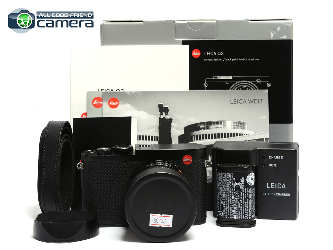 Leica Q3 28 Digital Camera Black 19080 w/Summilux 28mm F/1.7 Lens *EX+ in Box*