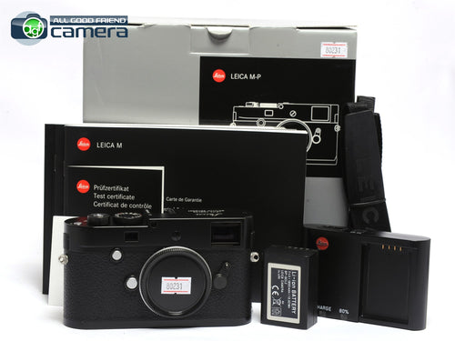 Leica M-P 240 Digital Rangefinder Camera Black Paint 10773 *EX+ in Box*