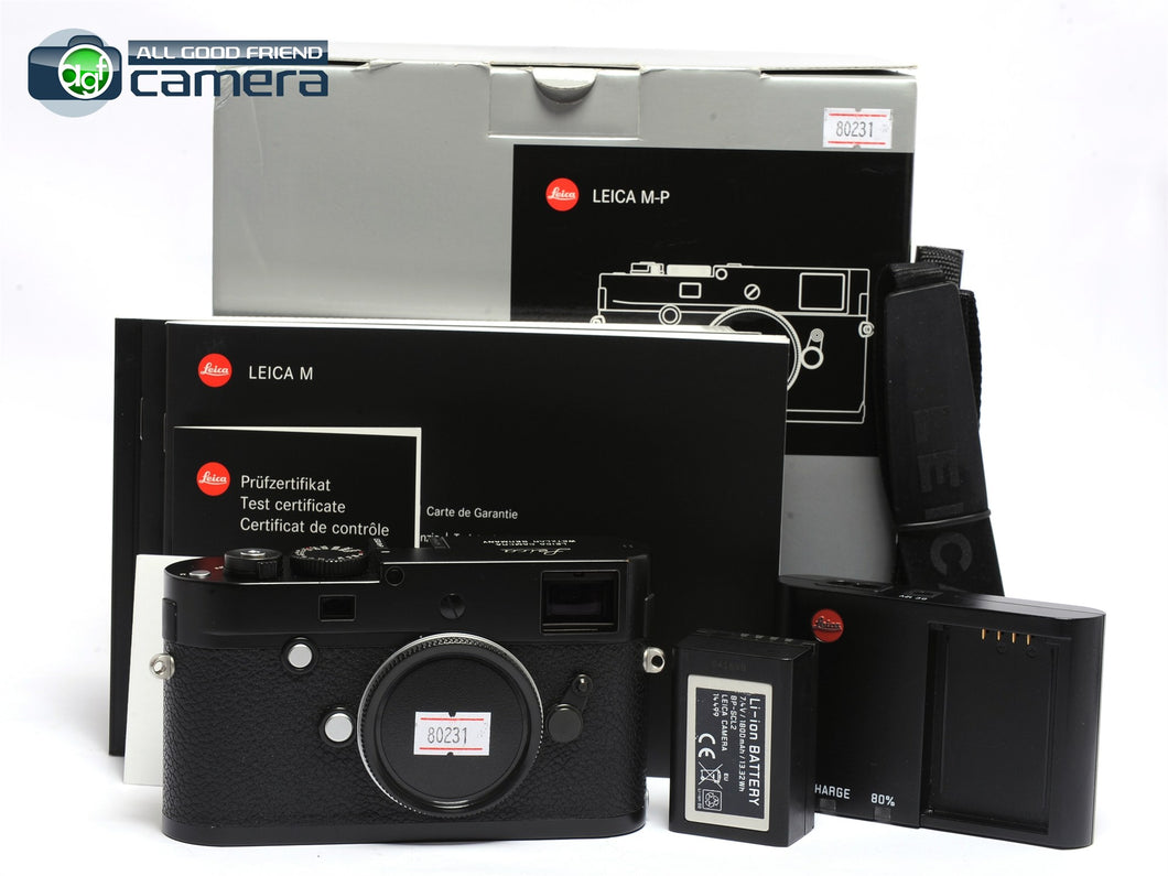 Leica M-P 240 Digital Rangefinder Camera Black Paint 10773 *EX+ in Box*