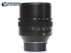 Leica Noctilux-M 50mm F/0.95 ASPH. Lens Black 11602 *MINT-*