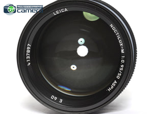 Leica Noctilux-M 50mm F/0.95 ASPH. Lens Black 11602 *MINT-*