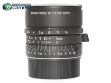 Load image into Gallery viewer, Leica Summicron-M 28mm F/2 ASPH. Lens Matte Black Paint 11725 *MINT in Box*