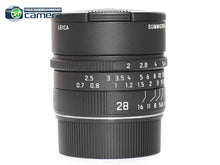 Load image into Gallery viewer, Leica Summicron-M 28mm F/2 ASPH. Lens Matte Black Paint 11725 *MINT in Box*