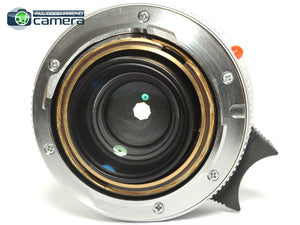Leica Summicron-M 35mm F/2 ASPH. E39 Lens Silver 11882 non-6Bit *MINT in Box*