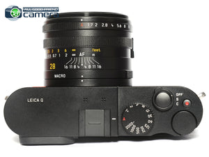 Leica Q (Typ 116) Digital Camera Black w/Summilux 28mm F/1.7 Lens *EX+*