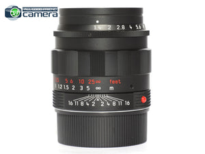 Leica Summilux-M 50mm F/1.4 ASPH. Lens Black Chrome Edition 11688 *MINT in Box*(2)