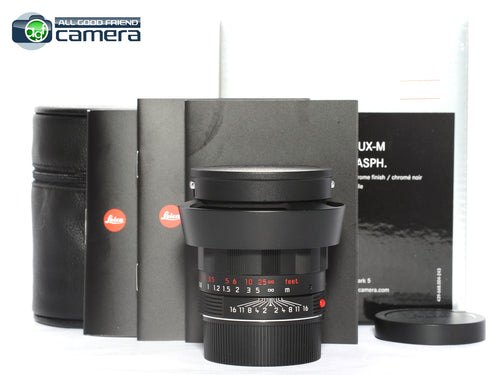 Leica Summilux-M 50mm F/1.4 ASPH. Lens Black Chrome Edition 11688 *MINT- in Box*