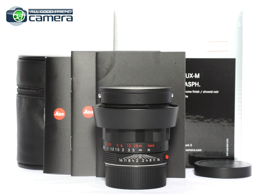 Leica Summilux-M 50mm F/1.4 ASPH. Lens Black Chrome Edition 11688 *MINT- in Box*