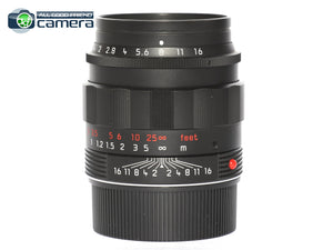 Leica Summilux-M 50mm F/1.4 ASPH. Lens Black Chrome Edition 11688 *MINT- in Box*