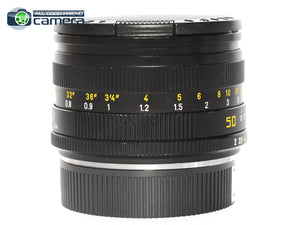 Leica Summicron-R 50mm F/2 E55 Lens Ver.2 Canada *EX*