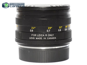 Leica Summicron-R 50mm F/2 E55 Lens Ver.2 Canada *EX*