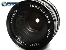 Load image into Gallery viewer, Leica Summicron-R 50mm F/2 E55 Lens Ver.2 Canada *EX*