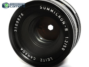 Leica Summicron-R 50mm F/2 E55 Lens Ver.2 Canada *EX*