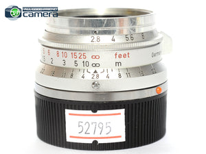 Leica Summaron 35mm F/2.8 Lens Modified to Couple w/Rangefinder *EX+*
