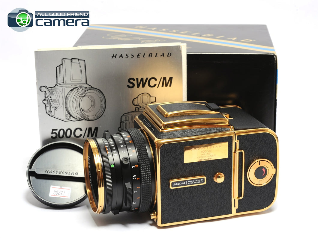 Hasselblad 500C/M Gold Exclusive Edition Camera w/CF Planar 80mm Lens *NEW*