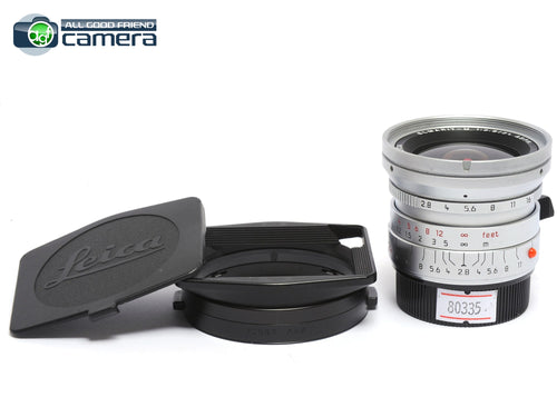 Leica Elmarit-M 24mm F2.8 ASPH. E55 Lens Silver/Chrome