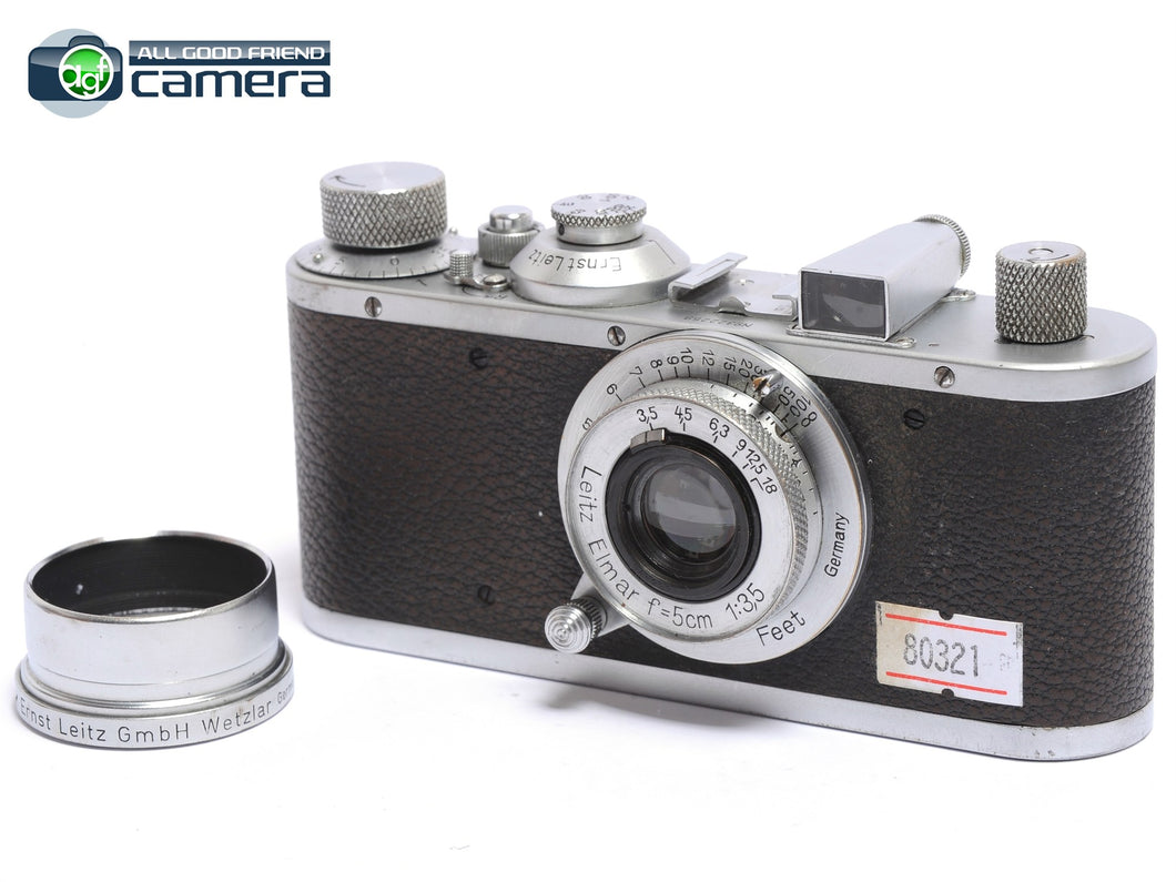 Leica I Model A Rangefinder Camera L39/LTM Mount w/Elmar 50/3.5