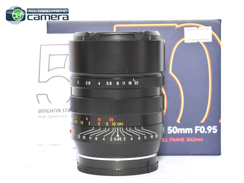 Brightin Star 50mm F/0.95 Full Frame MF Lens FE Sony E-Mount *MINT in Box*