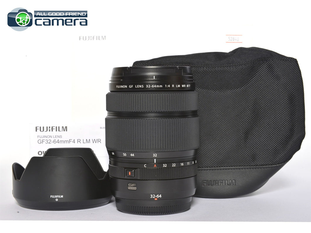 Fujifilm Fujinon GF 32-64mm F/4 R LM WR Lens *MINT- in Box*