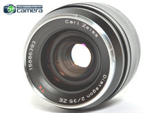 Load image into Gallery viewer, Carl Zeiss Distagon 35mm F/2 ZE T* Lens Canon EF Mount *MINT-*