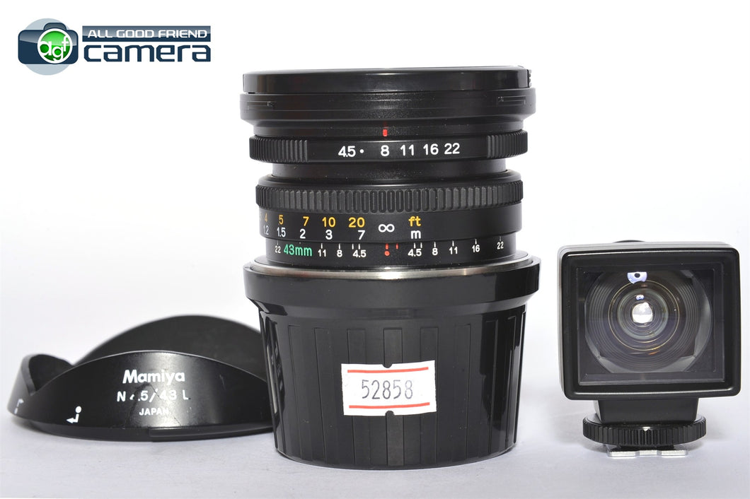 Mamiya ファインダー3点 Mamiya N 43mm F/4.5 Lens w/Viewfinder for 7 7II Camera *MINT