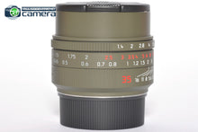 Load image into Gallery viewer, Leica Summilux-M 35mm F/1.4 ASPH. FLE II Lens 'Safari' Edition 11734 *BRAND NEW*